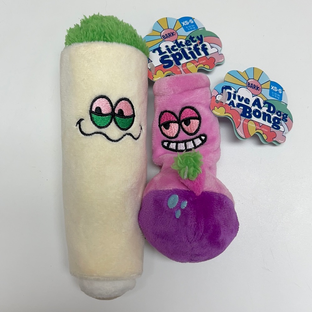 NWT Bark Box 420 XS-S Dog Toys